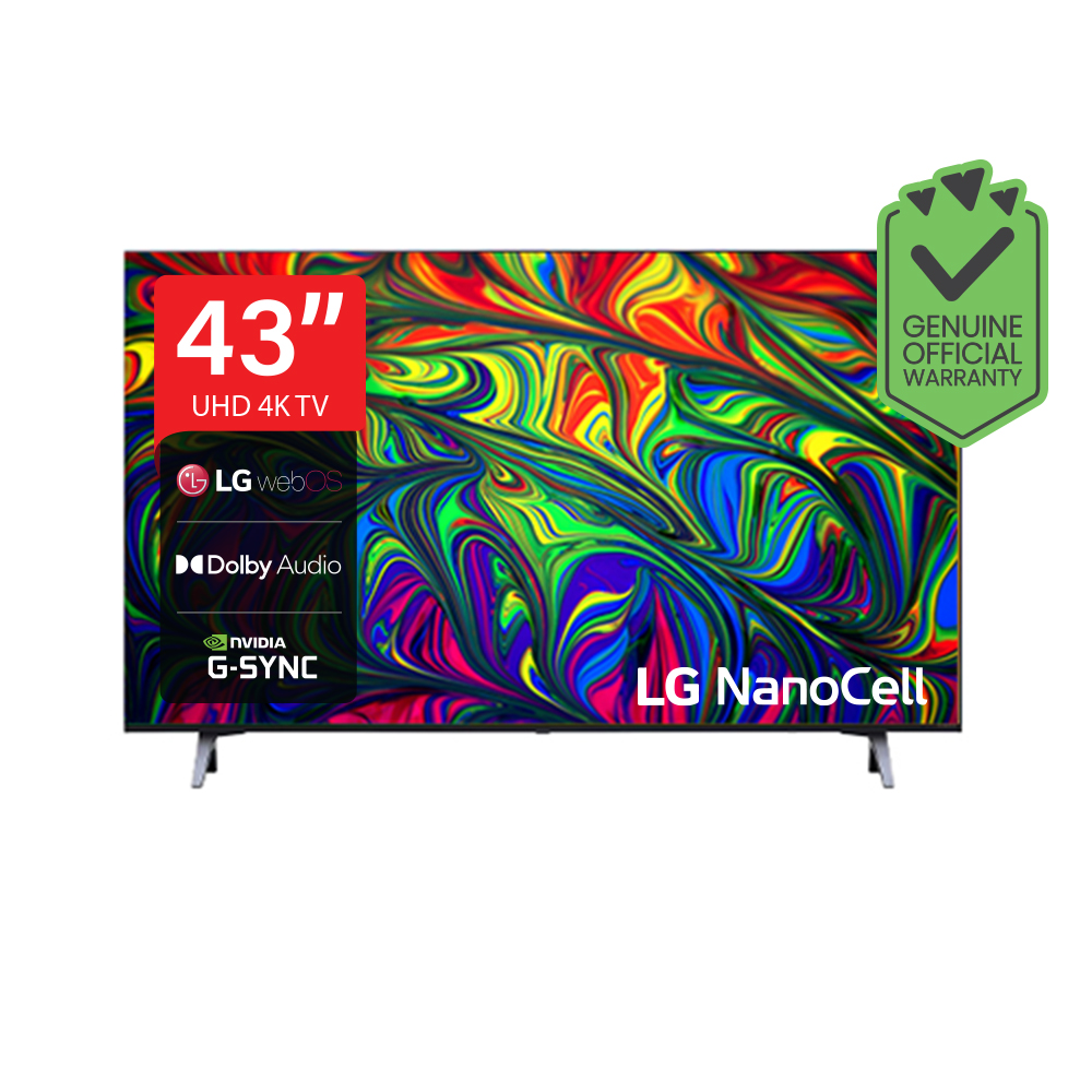 1 LG Nano75 43" 4K NanoCell TV (43NANO75SQA) - Image 1
