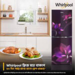 Whirlpool Fresh Magic Pro 257L Inverter Floret Purple Refrigerator - Image 5