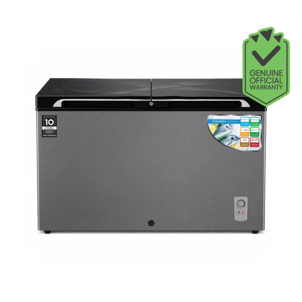 Conion BEW-325GD (Double Door) Grey Deep Freezer
