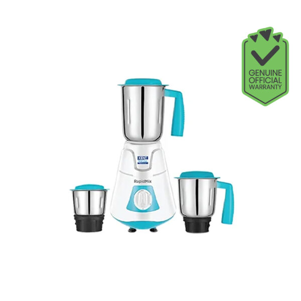 KENT Mixer Grinder Rapid Mix - 3 Jar (White)