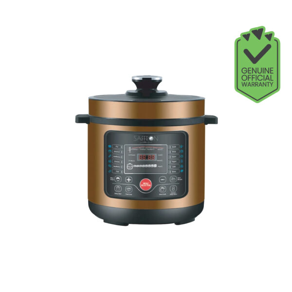 Saffron 5L Electric Pressure Cooker (Golden)