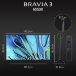 Sony BRAVIA 3 65" K-65S30 LED 4K HDR Smart TV (Google TV) - Image 9