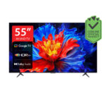 TCL Bezel less 55″ 55P8K QLED 4K SMART Dolby Atmos DTS Voice Control WIFI Google TV