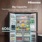 Hisense RC73WC4A1WR 664L Cross Door Inverter Refrigerator - Image 3
