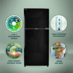 Conion BEW-480GDNFI (Black) Inverter Refrigerator - Image 2